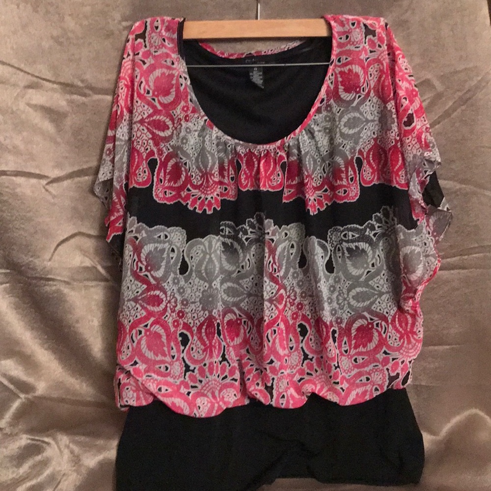 NWOT Style & Co. blouse with attached tank